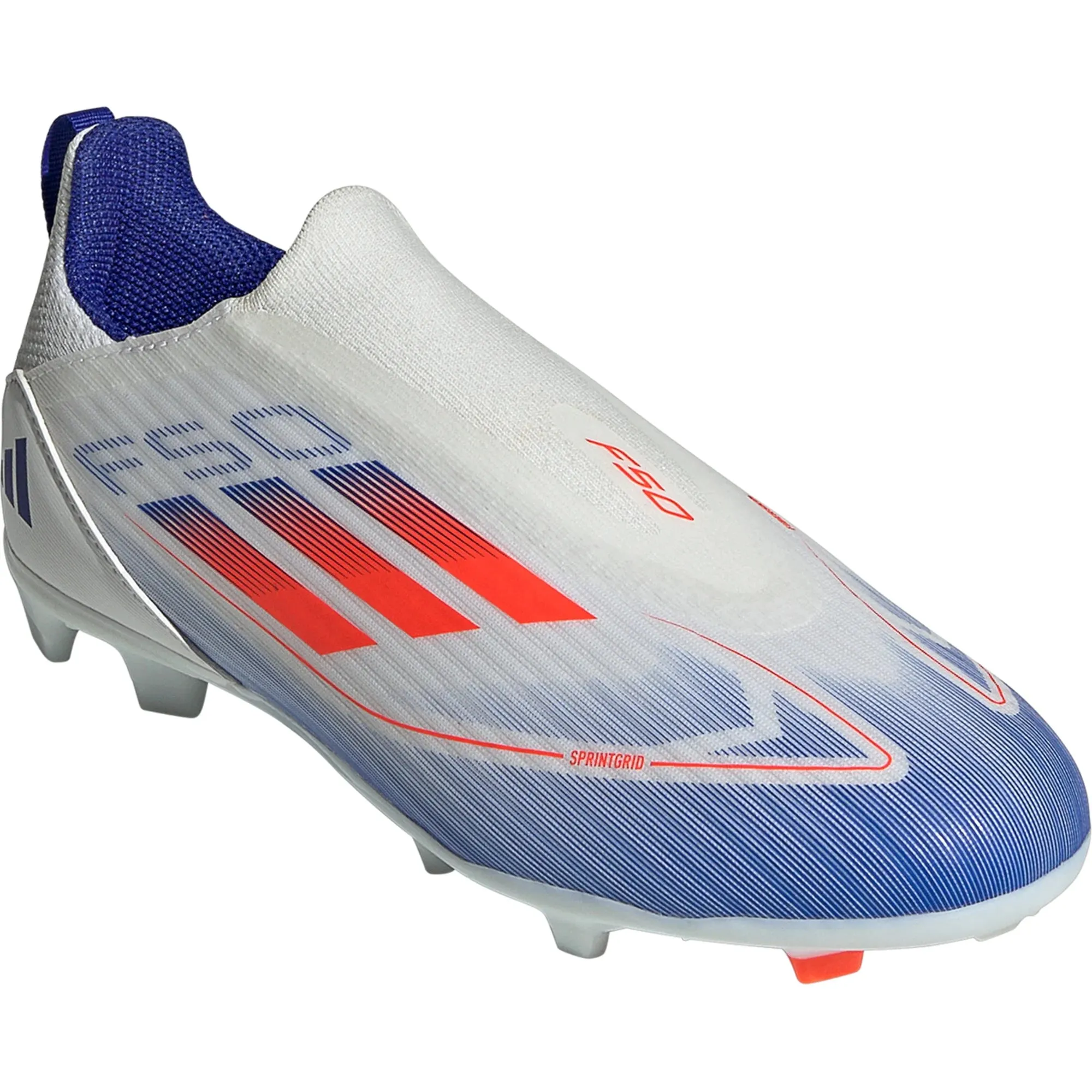 adidas F50 League Laceless FG/MG Junior Firm Ground Soccer Cleat