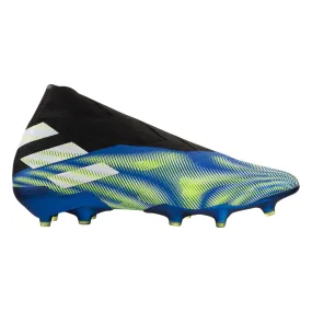 adidas Nemeziz  FG Firm Ground Soccer Cleat - Team Royal Blue/White/Solar Yellow