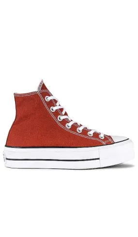 Converse Chuck Taylor All Star Lift Platform Sneaker in Red