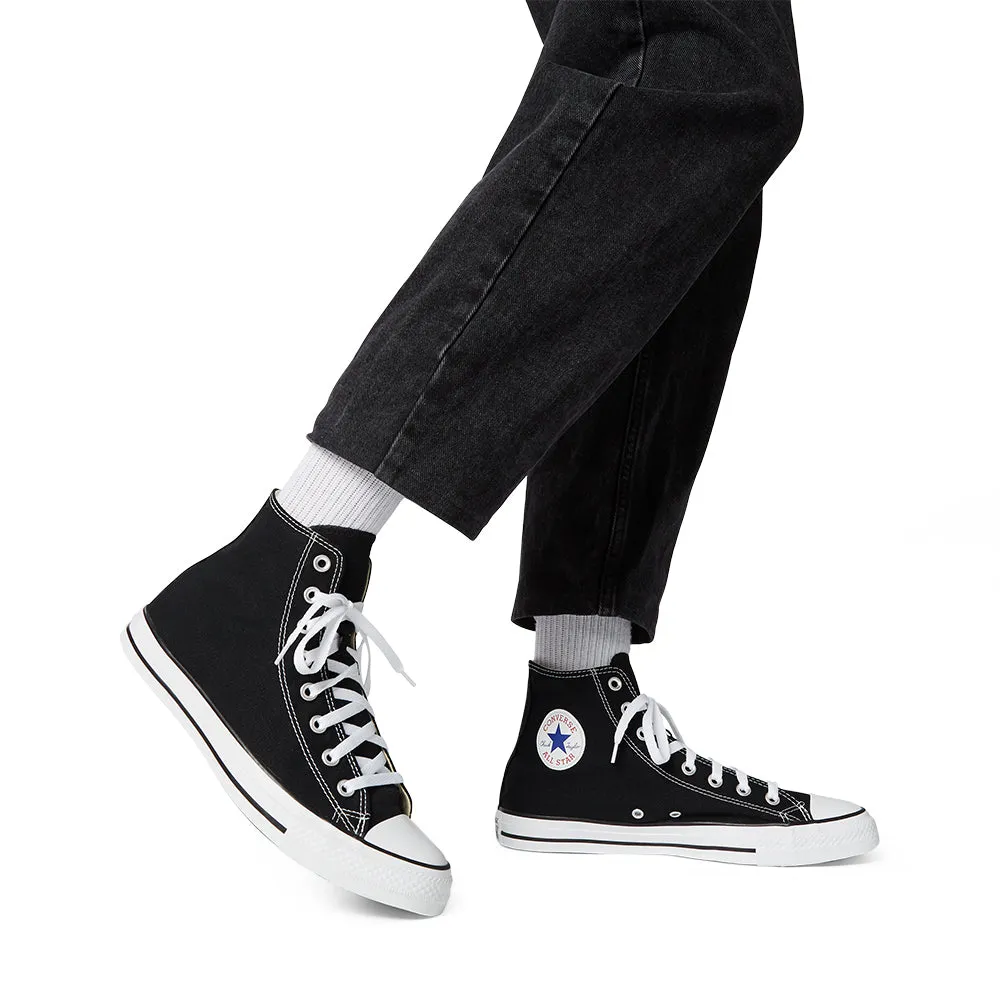 .Converse Chuck Taylor Unisex Canvas Blk/Wht Hi - (M9160C 19160) - BLK HI - R1L7