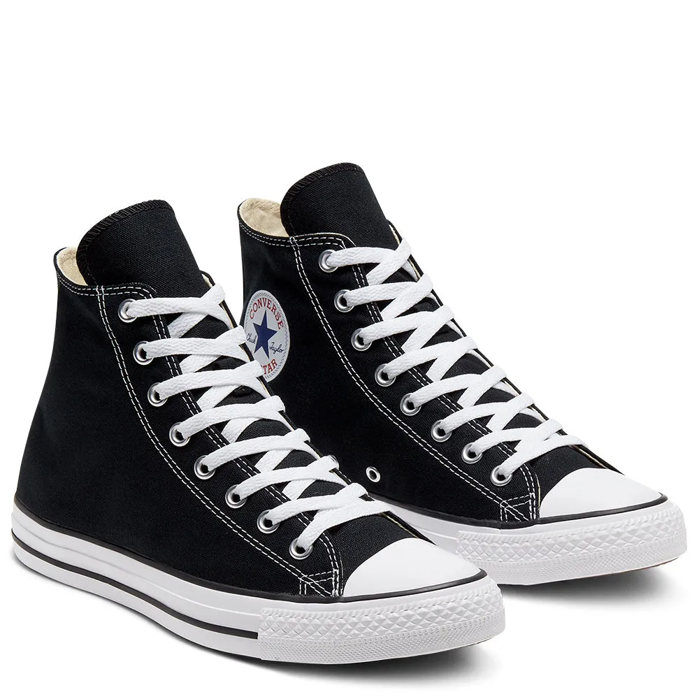 .Converse Chuck Taylor Unisex Canvas Blk/Wht Hi - (M9160C 19160) - BLK HI - R1L7