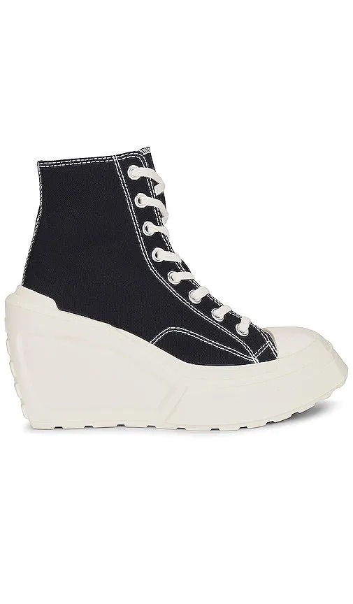 Converse De Luxe Wedge Sneaker in Black