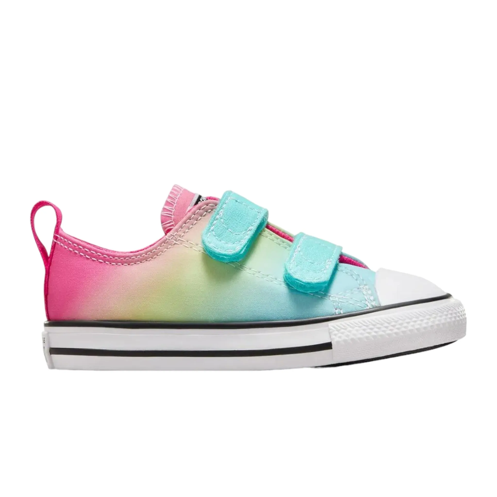 .Converse INFANT CT 2V HYPR BRIGHTS LOW CYN  - Cyan/ChaosFuschia/Slime - (A07423) - CYT - R1L1