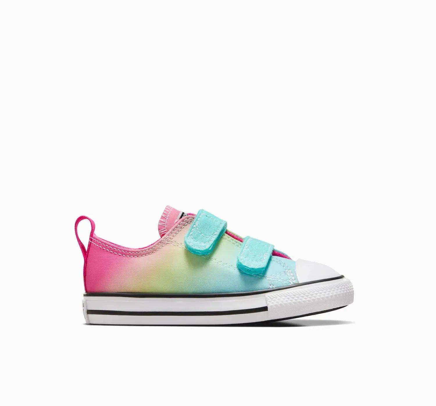 .Converse INFANT CT 2V HYPR BRIGHTS LOW CYN  - Cyan/ChaosFuschia/Slime - (A07423) - CYT - R1L1
