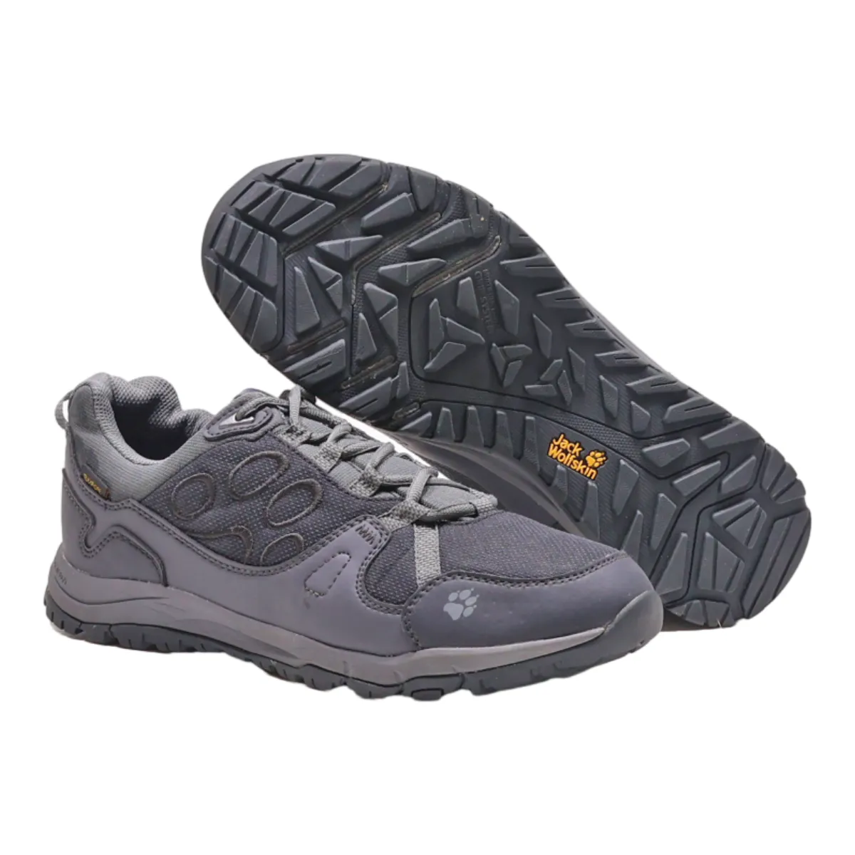 JACK WOLFSKIN Hiking Boots Grey Synthetic Womens UK 7.5