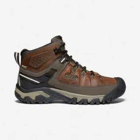 Keen Men's Targhee III Mid Waterproof Hiking Boots- Chestnut/ Mulch