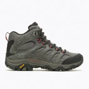 Merrell Men's Moab 3 Mid Waterproof Hiking Boots- Beluga