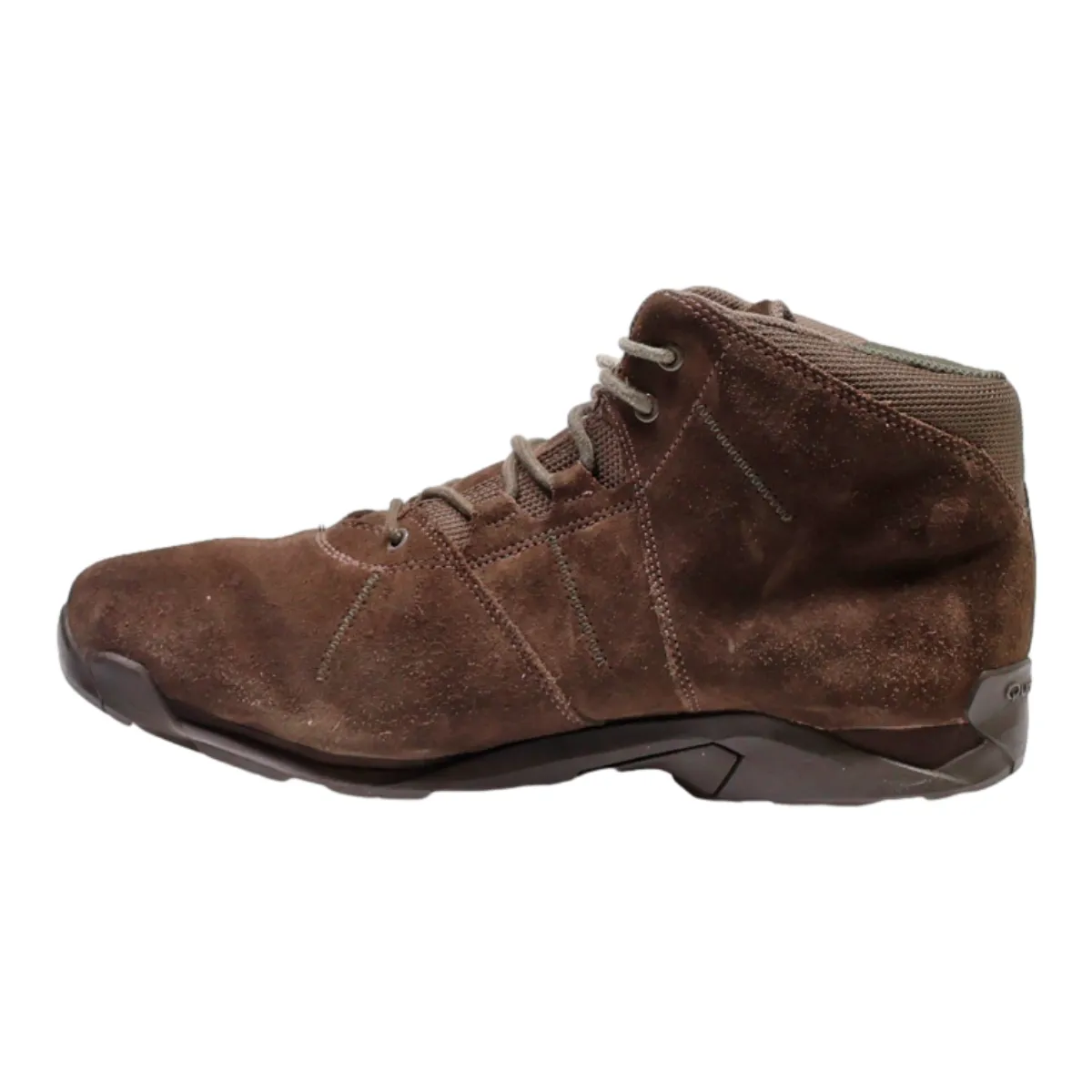 QUECHUA Hiking Boots Brown Leather Mens UK 10.5