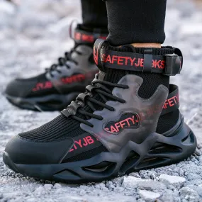 Steel Toe Shoes for Men Lightweight Indestructible Work Sneakers for Women Safety Shoes TFWMGV K7719