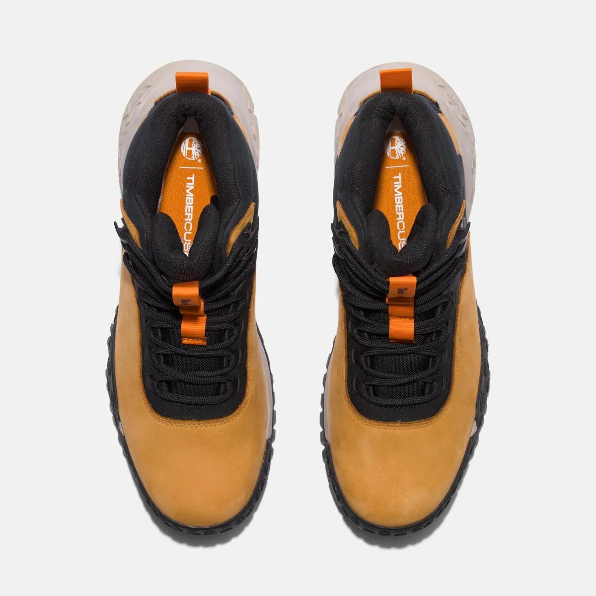 Timberland Men's Motion Scramble Waterproof Hiker Mid Wheat Nubuck
